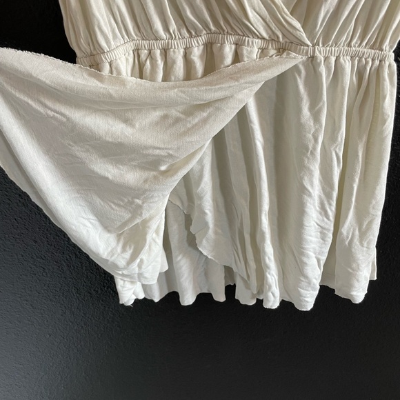 Free People Cream Wrap Blouse - Picture 5 of 6